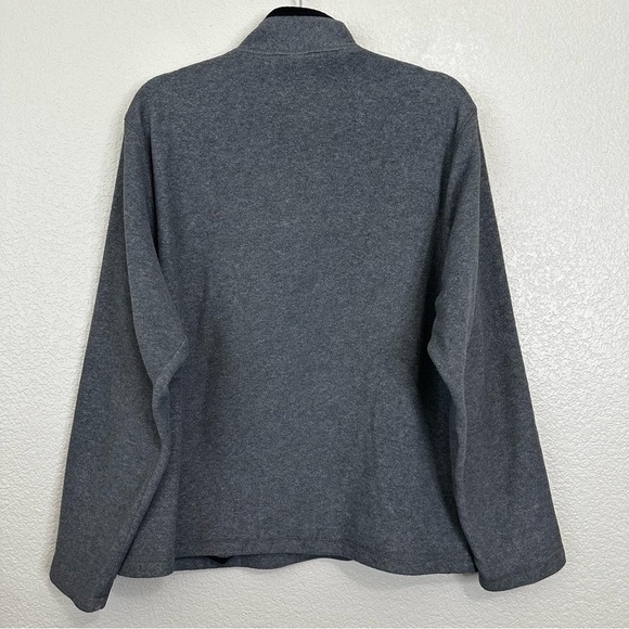 Old Navy Gray Fleece 1/4 Zip Embroidered Logo Men’s Sweatshirt, Sz Medium - Picture 6 of 12